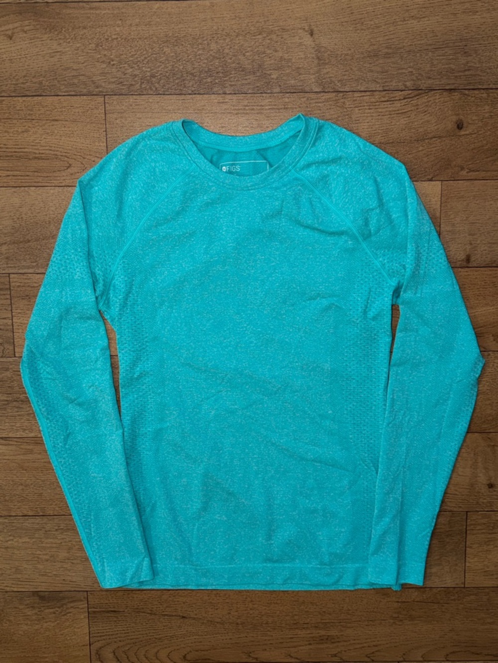 Figs Women's Long Sleeve Top in Teal